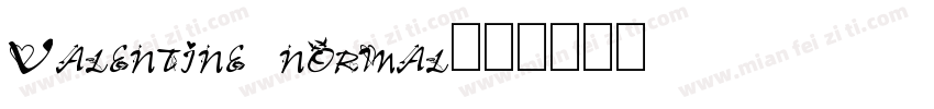 Valentine normal字体转换